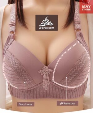 Extra large bras- plus size rimless 3D cup push up bras-comfortable breathable, sexy and curvy bras